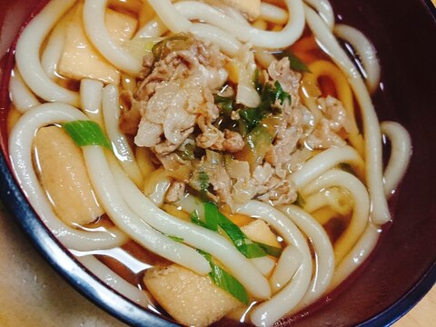 豚丼の具で肉うどん